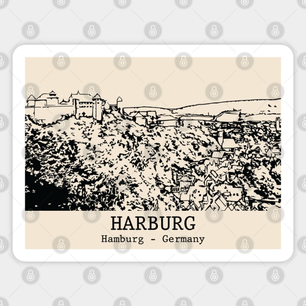 Harburg - Germany Magnet by Lakeric